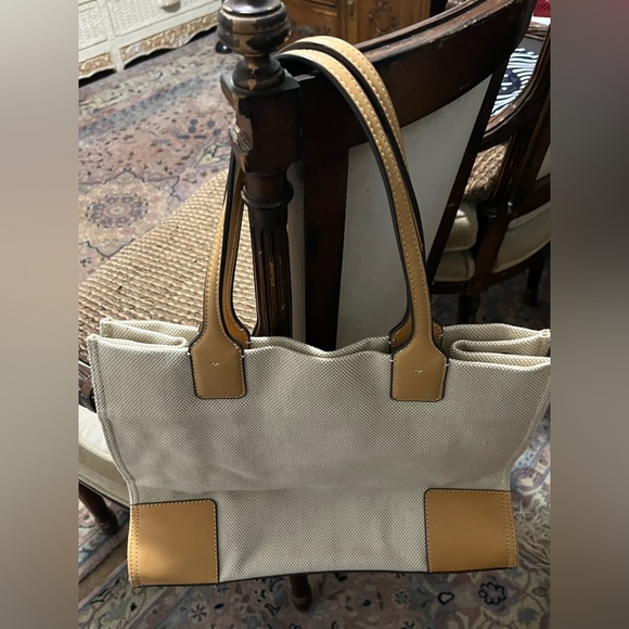 Tory Burch Ella Mini Tote Canvas - Picture 4 of 7